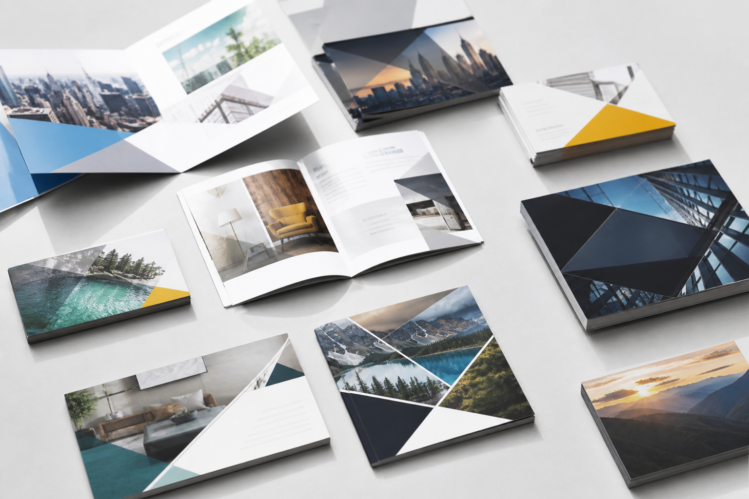Marketing print samples